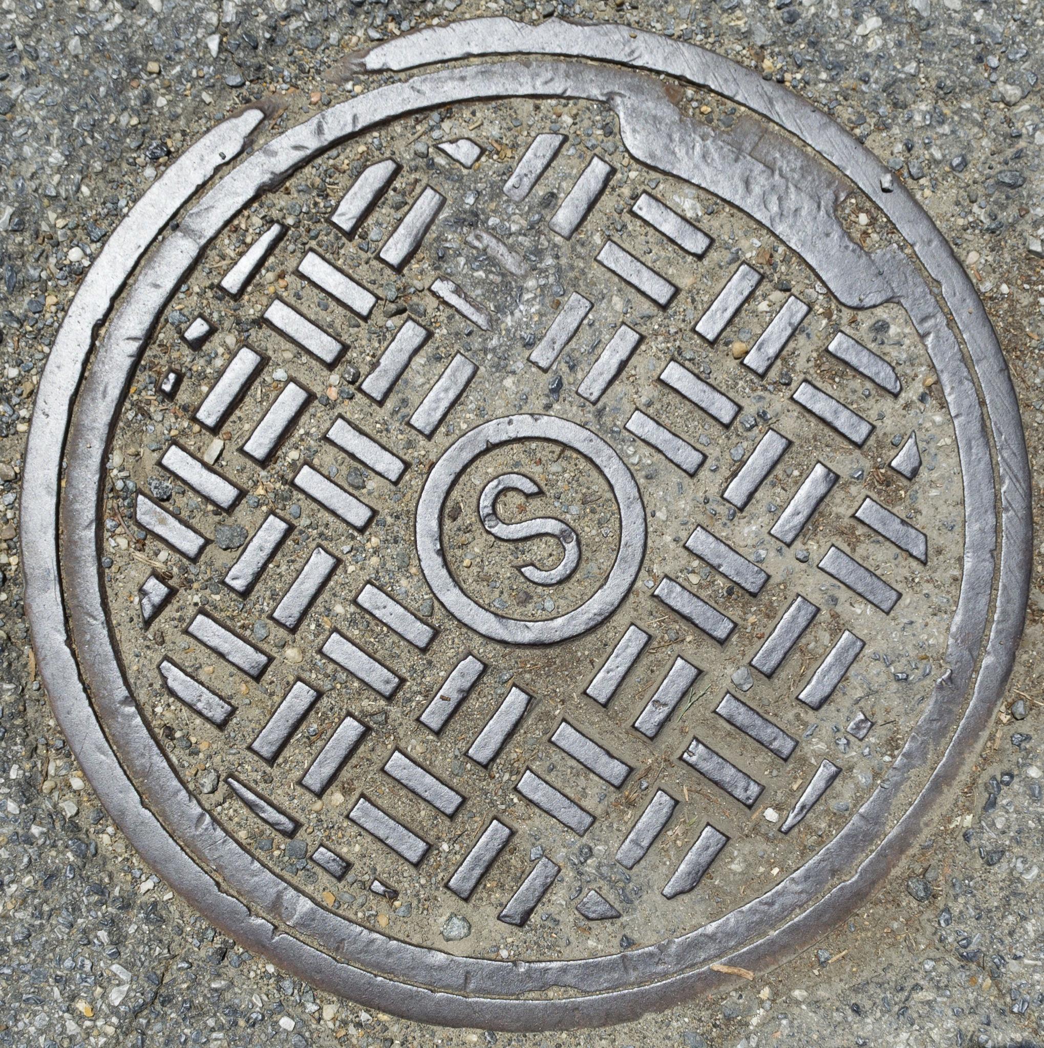 Sewer infrastructure in the field